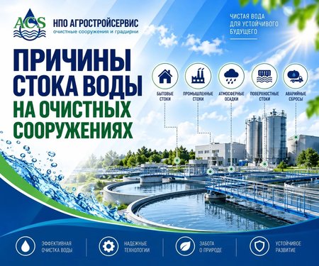 Причина стока воды