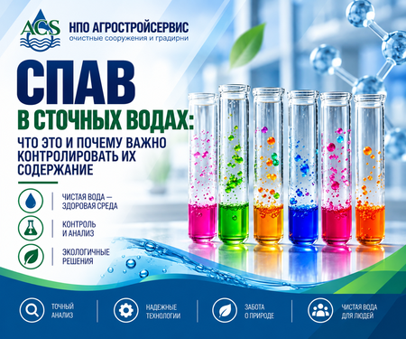 СПАВ в сточных водах