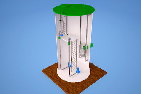 Вертикальная канализационная насосная станция