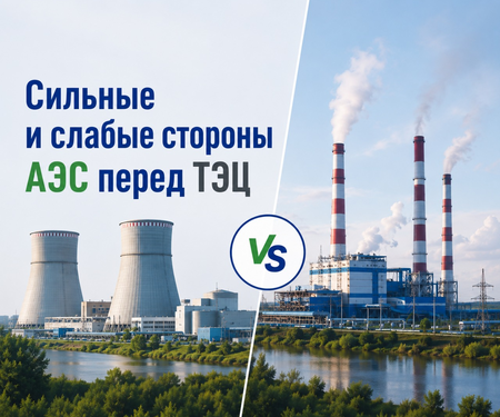 Сильные и слабые стороны АЭС перед ТЭЦ