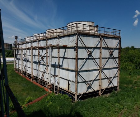 Реконструкция градирни для сахарного завода в Сергаче